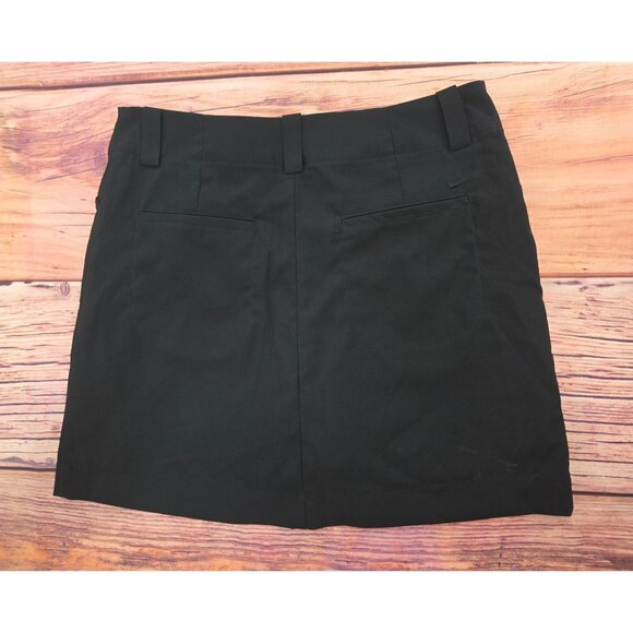 Nike Golf Black Dri-Fit Skort 6 Polyester Spandex Womens Athletic Skirt - Picture 2 of 9